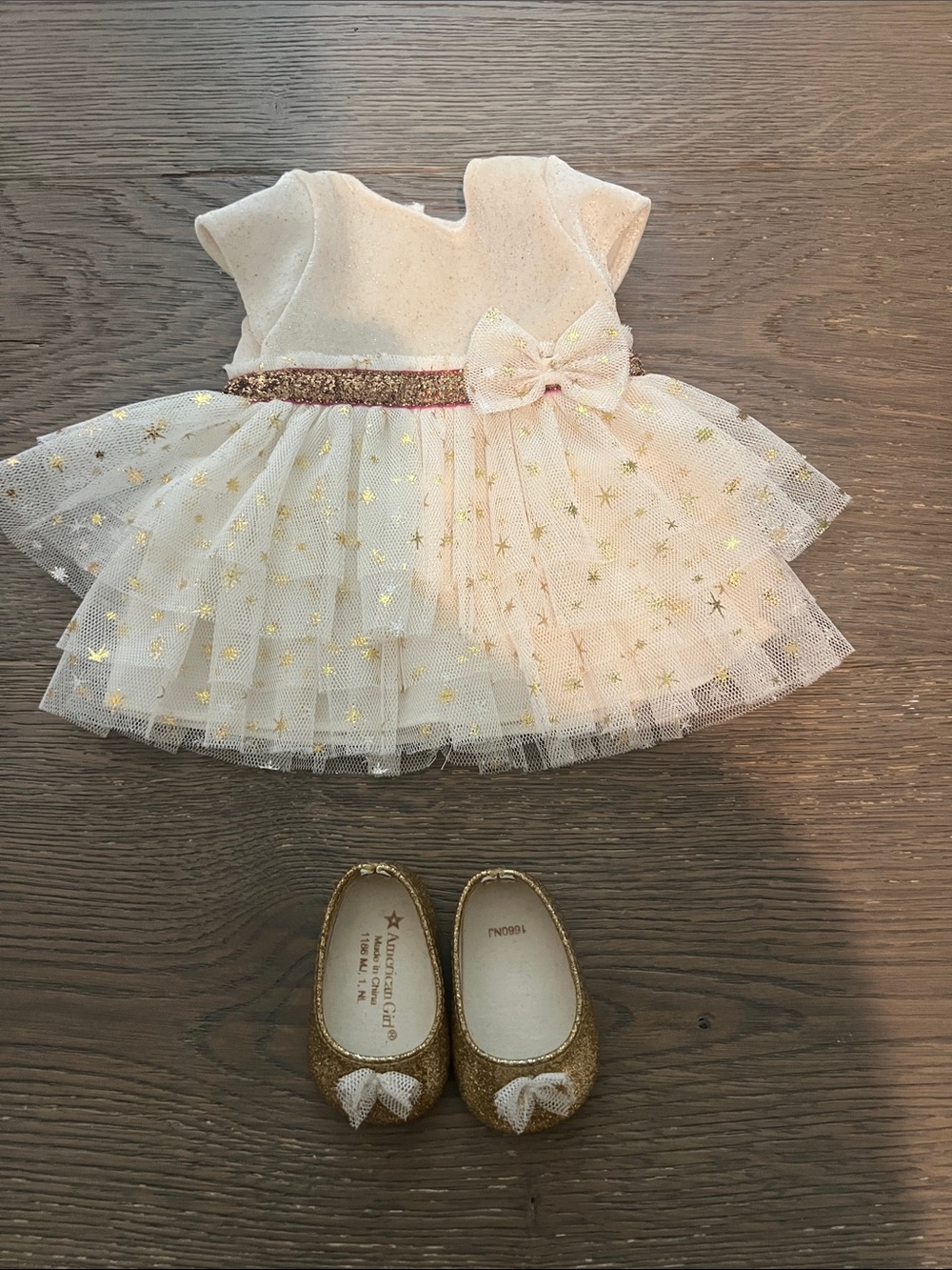 American Girl doll dress and shoes